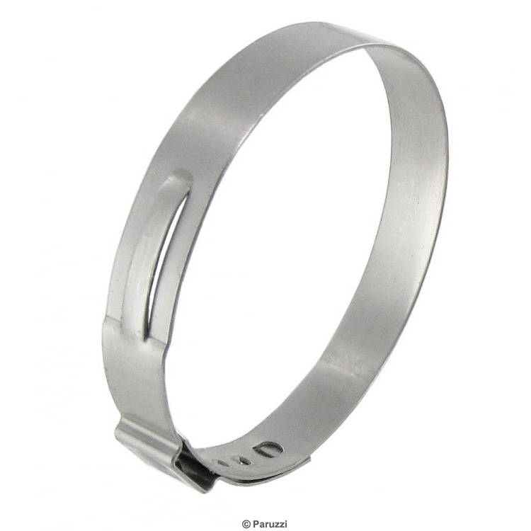 Lenkgetriebe-Manschette Edelstahl stufenlos 51,3-55,0 mm Links